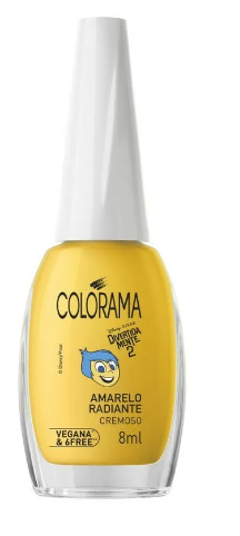 ESMALTE COLORAMA COLECAO DIVERTIDAMENTE AMARELO RADIANTE 8ML 