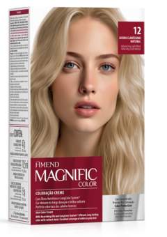 COLORACAO AMEND MAGNIFIC COLOR 12 LOURO CLARÍSSIMO NATURAL 