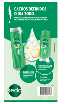 KIT SHAMPOO E CONDICIONADOR SEDA CACHOS DEFINIDOS 300ML