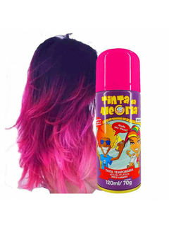 SPRAY COLOR PARA CABELO ALEGRIA ROSA 120ML