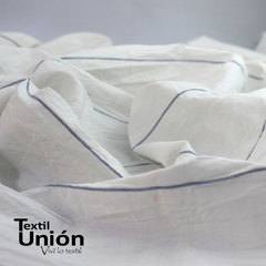 TUSSOR RAYAS MARINO - TEXTIL UNION