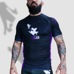 Rash Guard LY23 Manga Curta Grad. Roxa - comprar online