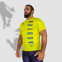 T-Shirt Dry-fit Fábio Aguiar Fight Company Amarela - comprar online