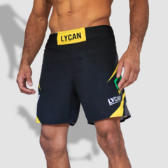 Fight Shorts Lion Heart - Caio Machado Preto (SEM Velcro)