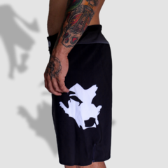 Fight Shorts LY Silver - Lycan