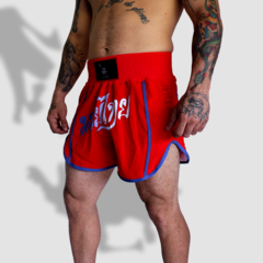 Short Muay Thai Vermelho América