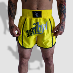 Short Muay Thai Amarelo Variante - comprar online