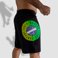 Fight Shorts Fábio Aguiar Fight Company Preto (SEM Velcro) na internet