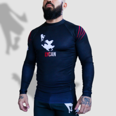 Rash Guard LY23 Manga Longa Grad. Preta