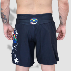 Fight Shorts NO GI PE BJJ Preto (SEM Velcro) na internet