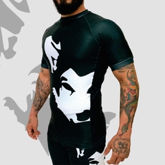 Imagem do Rash Guard Manga Curta Lycan Brand - Black