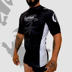 Rash Guard LY20 Manga Curta Grad. Branca