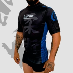 Rash Guard LY20 Manga Curta Grad. Azul