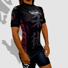 Rash Guard LY20 Manga Curta Grad. Marrom - Lycan