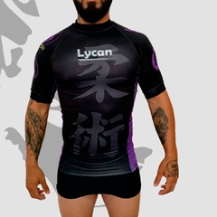 Rash Guard LY20 Manga Curta Grad. Roxa - comprar online