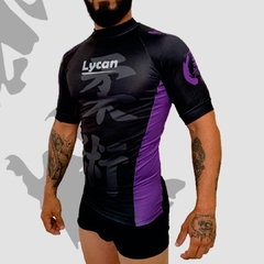 Rash Guard LY20 Manga Curta Grad. Roxa na internet