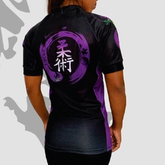 Rash Guard LY20 Manga Curta Grad. Roxa na internet