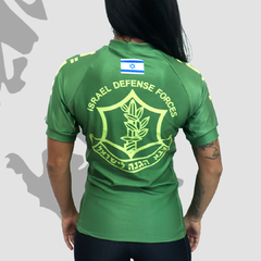 Imagem do Rash Guard Manga Curta Israel Defense Forces - Tzahal