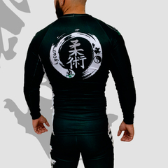 Rash Guard LY20 Manga Longa Grad. Branca - Lycan