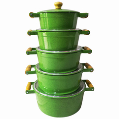 Jogo de caçarolas Colors - Verde mesclado - 5 peças - comprar online