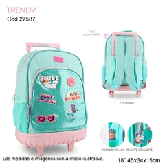 Mochila con carro TRENDY COD.27587