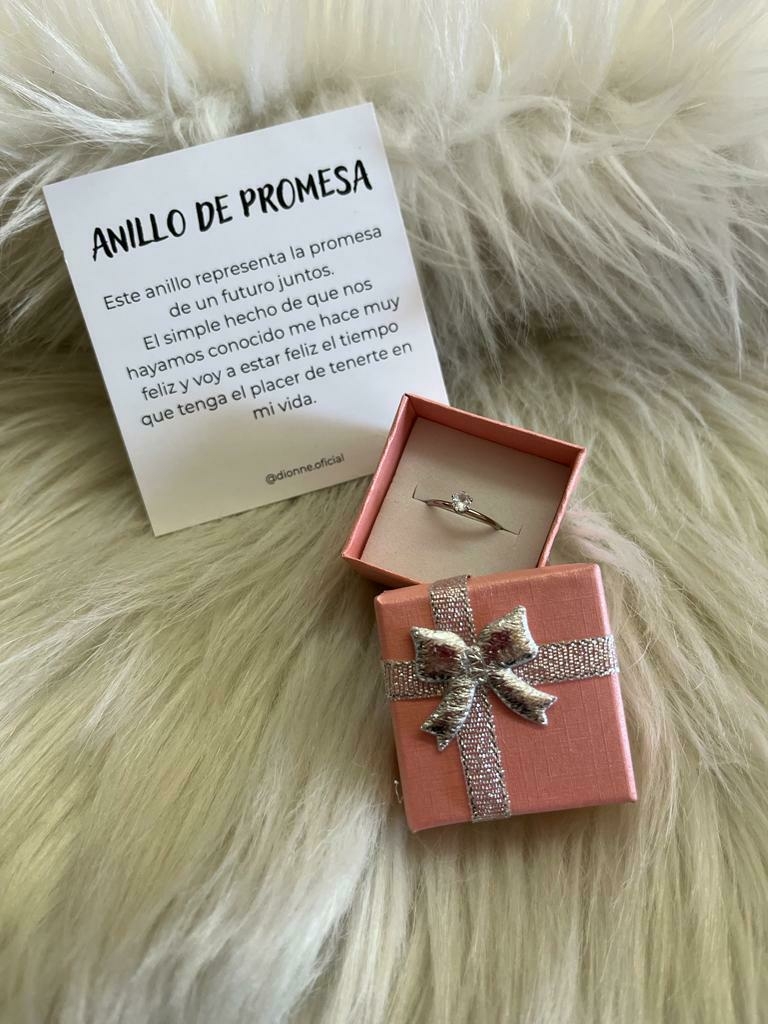 Regalo anillo de promesa hotsell