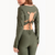 Crop Newod Strip Morley Verde Militar - comprar online