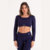 Crop Newod Strip Uva - comprar online