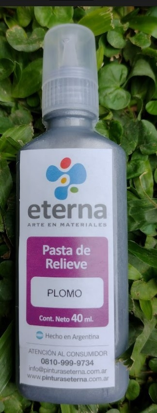 Pasta de Relieve Plomo