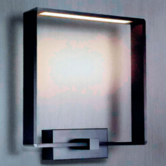 lampara cuadrada de pared con led integrada decorativa de oficinas joma canning iluminacion