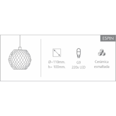Colgante ESPIN - JOMA - Materiales Electricos e Iluminacion en Canning