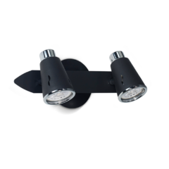 aplique de pared para dormitorios y consultorios con dos luces led integradas joma canning iluminacion