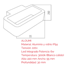 luz embutido de pared para jardin exterior apta luz led joma canning iluminacion