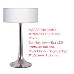 Lámpara de mesa MACARENA 5686 - comprar online