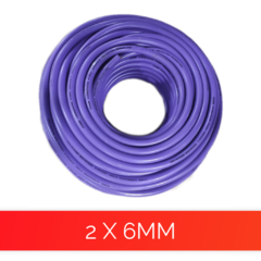 Cable subterráneo 2x6mm