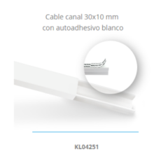 Cable canal 30x10mm - JOMA - Materiales Electricos e Iluminacion en Canning