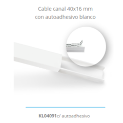 Cable canal 40x16mm - JOMA - Materiales Electricos e Iluminacion en Canning