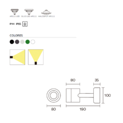 proyector de pared para techo decorativo para exteriores joma canning iluminacion