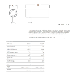 Proyector VK-FAN 24° en internet