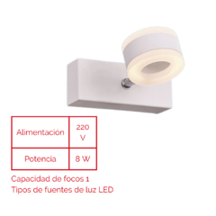 Aplique de pared 1 led BELINO - JOMA - Materiales Electricos e Iluminacion en Canning