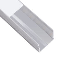 Perfil De Aluminio DOUBLE 35x35mm Opal 2m