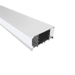 Perfil De Aluminio DUO Bidireccional 42mm Opal 2m