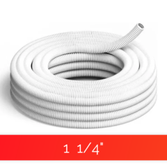 Caño de PVC flexible liviano 1 1/4" - comprar online