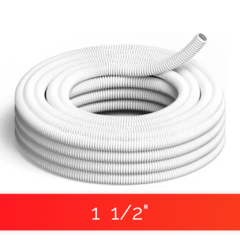 Caño de PVC flexible liviano 1 1/2" - comprar online