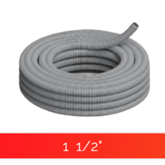 Caño de PVC flexible Semipesado 1 1/2" - comprar online