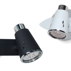aplique de pared para dormitorios y consultorios con dos luces led integradas joma canning iluminacion