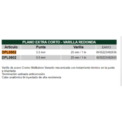 Destornillador Plano Extra Corto - comprar online