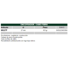 Martillo galponero MG27F - comprar online