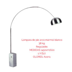 Lámpara de pie arco de Mármol F3028S en internet