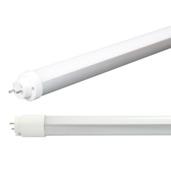 Tubo LED T8 Vidrio 18w 2 punta